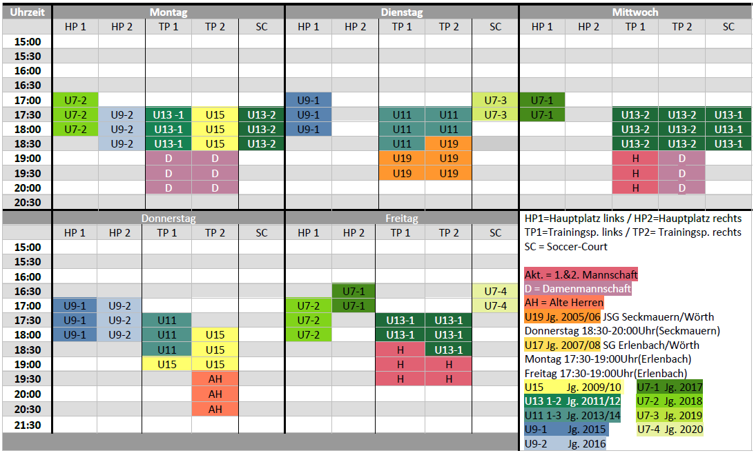 Trainingsplan 2023-24